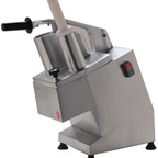 Thumbnail image #2 for Uniworld Foodservice Equipment FP-300A Continuous-Feed Food Prep Machine with 2 Feeders, 3/4 HP, 3 Stainless Steel Discs