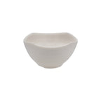 Thumbnail image #1 for CAC China Seashell XSHL-Q4B Square White Melamine Bowl, 7 oz, 4 x 4 x 2 in Case of 4 Dozen