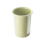 Thumbnail image #1 for Cal-Mil 1017-63 Round Melamine Cutlery Cylinder, Sage Green, 5-1/2" H x 4-1/2" Dia. Case of 3