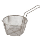 Thumbnail image #1 for Stanton Trading 090B Round Reinforced Wire Fryer Basket, 4 Quart, 9" Diameter, Nickel-Plated Steel Case of 20