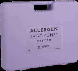 Product image #4 for Saf-T-Zone Purple Allergen Prep System with Case, Cutting Board, Knife, Tongs, and Turner