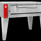 Thumbnail image #1 for BakeMax BMBPEB152 76-Inch Single-Deck Electric Pizza Stone Deck Oven, Stainless Steel, Independent Top/Bottom Heat, Up to 752°F