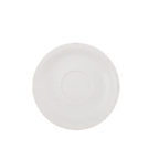 Thumbnail image #1 for Vertex China Cash ’N Carry ARG-2/6 6-Inch Round Porcelain Saucer with Wide Rim and Rolled Edge Case of 3 Dozen