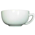 Thumbnail image #1 for Vertex China Argyle ARG-56 12 oz Porcelain Cappuccino Cup with Handle Case of 3 Dozen