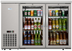 Thumbnail image #9 for KoolMore 47-Inch Stainless Steel Two-Section Back Bar Cooler with 2 Glass Swing Doors