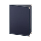 Thumbnail image #1 for Risch Pajco 2002 8.5X11 Semi-Flexible Double-Fold Menu Cover, 8-1/2 x 11, Double Pocket, Stitched Leatherette Binding Case of 25