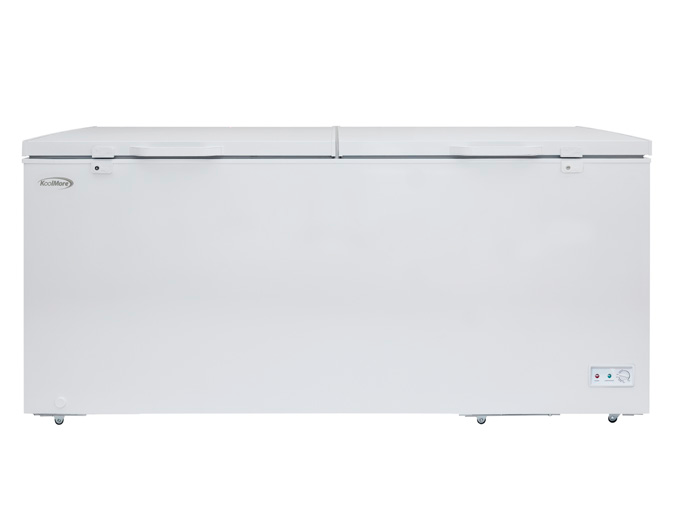 Product image #6 for KoolMore 79-Inch Commercial Chest Freezer, 30 Cu. Ft., Dual Vertical Swing Doors, White