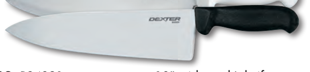Product image #2 for Basics 10-Inch Chef's/Cook's Knife with Wide Choil and Black Polypropylene Handle