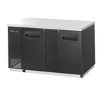 Thumbnail image #1 for Blue Air FSE LLC BBB69-3S-HC Two-Section Back Bar Cooler, 69-1/8"W, Side-Mounted Self-Contained Refrigeration, Stainless Steel Top, 2 Locking Solid