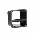 Thumbnail image #1 for Espresso Parts Barista Basics EPKB665B Square Espresso Knockbox, 6 x 6 x 5 in, Open Bottom, ABS/NBR, Dishwasher Safe