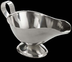 Thumbnail image #4 for American Metalcraft 16 oz Stainless Steel Gravy Boat with Flat Loop Handle and Tapered Spout