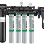 Thumbnail image #4 for Everpure EV943711 Commercial Quad Water Filtration System, 36,000-Gallon Capacity, 6.7 GPM, 0.2-Micron, Low Pressure Alarm