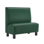 Thumbnail image #1 for ATSMFG ATS AT&S-AS-K42-P GR6 Kevin Standard Booth, single, 48" long x 42" high, Plain back, removable sinuous spring seat with connecting links