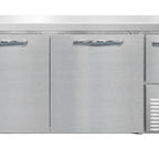 Thumbnail image #1 for Continental Refrigerator Designer Line DRA68NSS 68-Inch 3-Door Stainless Steel Worktop Refrigerated Base