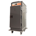 Thumbnail image #1 for SecoSelect C9 Mobile Heated Holding Cabinet, Half-Height, Solid Full Door, Stainless Steel, Holds 9 Full-Size Pans