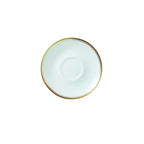Thumbnail image #2 for Steelite International William Edwards, Burnished Gold 82107AND0169 Tea For One Saucer, 5.75-Inch Round Bone China, Burnished Gold 1 Dozen