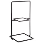 Thumbnail image #1 for Libbey APS Germany - Perfecto APS 33304 2-Tier Buffet Stand Base, 7.5 x 9 x 16 Inch, Black