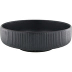 Thumbnail image #1 for Libbey Playground - Nara 701317191021090 Black Stoneware Bowl, 49.4 oz, 8-1/4" Diameter Case of 6