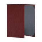 Thumbnail image #1 for Risch VIENNA-3V 8.5X14 Vinyl Hardback Fold-Out Menu Cover, 8-1/2 x 14 in, 3-View Case of 25