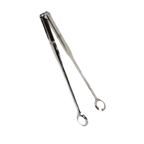 Thumbnail image #1 for Thunder Group SLTTBN024 Bar-B-Q Tongs, 9-1/2"L, One-Piece Stainless Steel Case of 360