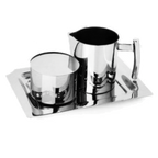 Thumbnail image #1 for Eastern Tabletop Arc 7382 Stainless Steel Creamer, 10 oz.