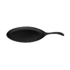 Thumbnail image #1 for Thunder Group IRSK795 Cast Iron Thermal Skillet with Handle, Oval, 7" x 9-1/4" Case of 12