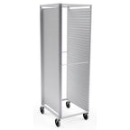 Thumbnail image #1 for Lockwood Manufacturing RA70-ES40 Mobile Aluminum Pan Rack, 40-Pan Capacity, Closed Sides, End Loading, 1-1/2" Centers, for 18" x 26" Pans