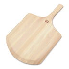 Thumbnail image #2 for New Star Foodservice Inc. 50295 Wood Rectangular Pizza Peel, 14 x 16 in Blade, 24 in Overall Length Case of 12