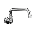 Thumbnail image #1 for Component Hardware Encore KL72-9016 Wall-Mount Spout Base with 16-Inch Stainless Steel Horizontal Swing Spout