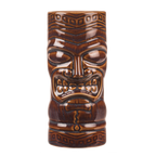Thumbnail image #1 for Libbey Tiki TTB-20 Ceramic Tumbler, 20 oz, Brown
