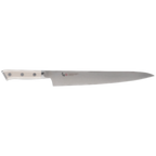 Thumbnail image #1 for JB Prince Mcusta Z241 10 10-3/5" Forged Molybdenum/Vanadium Steel Sujihiki Slicer with White Corian Handle