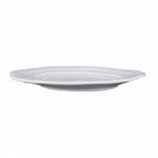 Thumbnail image #2 for G.E.T. Della Terra - EGS D1134-W . . White Melamine Irregular Round Plate, 11-3/4" Diameter x 1"H Case of 6