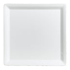 Thumbnail image #1 for Steelite International Rene Ozorio, Aura 6300P089 Embossed Porcelain Square Tray, 8.625" Case of 2 Dozen