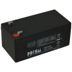 Thumbnail image #1 for AllPoints Foodservice Parts & Supplies Detex 1341196 Rechargeable Battery, 12 V DC, 1/4" Tab Terminals, 2-5/16" H x 5-1/4" W x 2-5/8" D