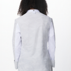 Thumbnail image #2 for Chef Works CBN01W-WHT-2XL Women's Double-Breasted Long-Sleeve Chef Coat, White, 2XL