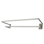 Thumbnail image #1 for IMC/Teddy PRW-2-1236 Wall-Mount Stainless Steel Pot Rack, 36"W x 12"D, Double-Bar with Double-Prong Hooks