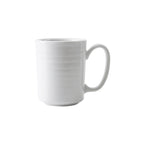 Thumbnail image #1 for Tuxton China Pacifica FPM-080 8 oz Porcelain Coffee Mug with Large Handle, Non-Stackable Case of 2 Dozen