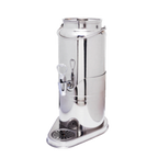 Thumbnail image #1 for Eastern Tabletop 7562B 2-Gallon Single Milk Dispenser with Central Stainless Steel Ice Chamber and Drip Catcher