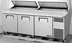 Thumbnail image #8 for True 93.5-Inch 3-Section Pizza Prep Table with 12-Pan Top and Side-Mounted Self-Contained Refrigeration