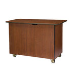 Thumbnail image #1 for Lakeside Manufacturing 68105 Enclosed Laminate Serving Cart, 2 Compartments, Adjustable Shelves, 57-1/2"W x 25-1/2"D x 36-3/4"H