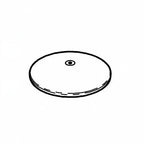 Thumbnail image #1 for G.E.T. Frilich 3170904 Replacement Lid Without Knob, Stainless Steel, for Elegance Juice Dispenser