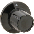 Thumbnail image #1 for AllPoints Foodservice Parts & Supplies 2041259 Toaster Control Knob, Black Plastic, 1 in H, 1-3/8 in OD