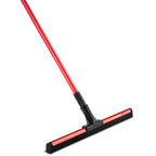 Thumbnail image #1 for Libman Commercial 191 Floor Squeegee, 18" Straight Closed-Cell Foam Rubber Blade, Threaded Steel Handle Case of 6