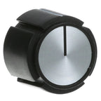 Thumbnail image #1 for AllPoints Foodservice Parts & Supplies 221627 Oven Thermostat Knob, 11/16" OD x 9/16" H, 0.235" D-Stem