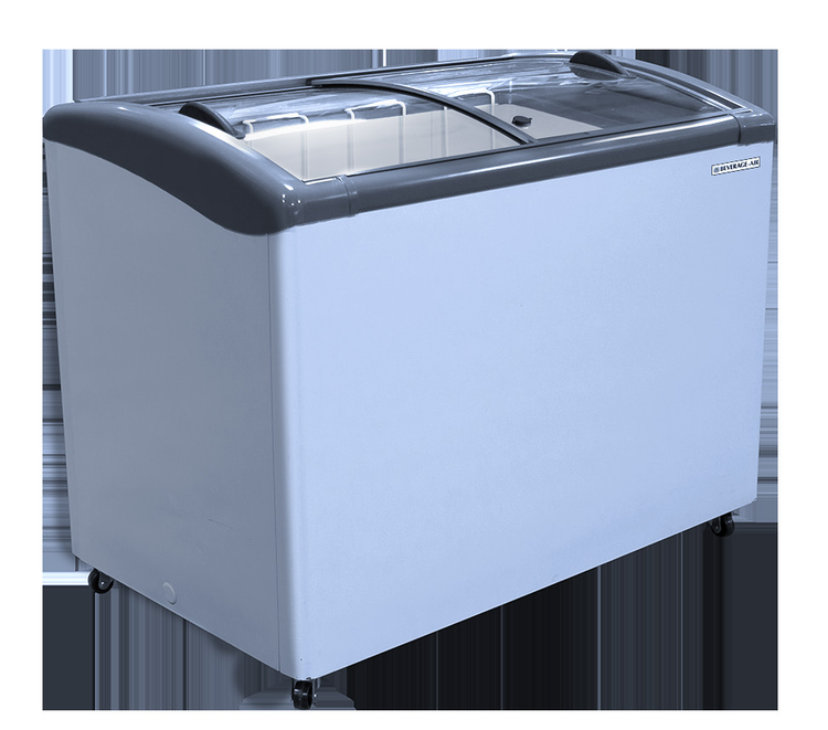 Product image #5 for Beverage-Air 42.5-Inch Angled Top Novelty Case Ice Cream Freezer with Removable Glass Lids