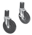 Thumbnail image #4 for 5-Inch Stainless Steel Stem Caster Set for 24-Inch Tall Tables and Mixer Stands