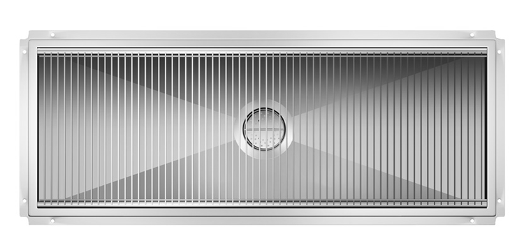 Product image #2 for KoolMore 18-Inch x 48-Inch Stainless Steel Floor Trough Drain with Subway-Style Grates and Removable Basket