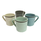 Thumbnail image #1 for G.E.T. Vintage California-Mojave - EGS DC14-H-M 14 oz Hemlock Green Melamine Mug Case of 6