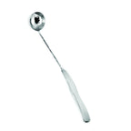 Thumbnail image #1 for Steelite International DW Haber DW398MLAD1 Stainless Steel Dressing Ladle, 1 oz Capacity, 12 in Length