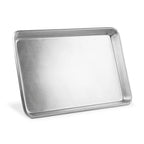 Thumbnail image #1 for Browne USA Foodservice Thermalloy® 58182640 Full-Size Aluminum Bun Pan, 18 x 26 x 1 in Deep, 18 Gauge, Solid, Uncoated